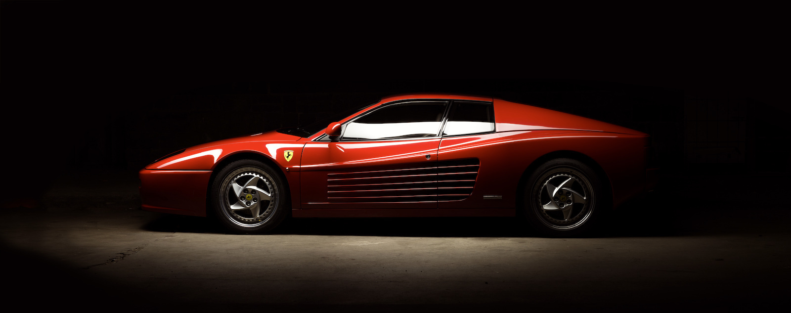 ferrari testarossa vermelho